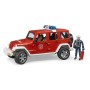 Внедорожник Jeep Wrangler Unlimited Rubicon Пожарная с фигуркой Bruder 02-528