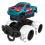 Машинка с краш-эффектом пул-бэк голубая Funky toys 60007