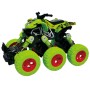 Квадроцикл die-cast инерционный механизм рессоры 6*6 зеленый 36/72 Funky toys FT61066