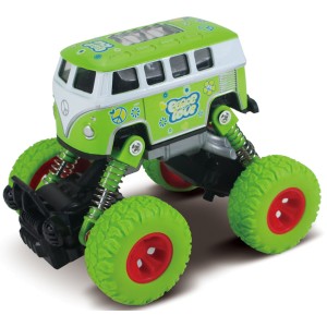 Автобус die-cast инерционный механизм рессоры зеленый 1:46 Funky toys FT61077