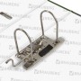 Папка-регистратор BRAUBERG усиленный корешок мраморное покрытие 80 мм с уголком зеленая 228030