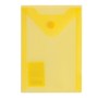 Папка-конверт с кнопкой МАЛОГО ФОРМАТА 105х148 мм А6 желтая 0 18 мм BRAUBERG 227319