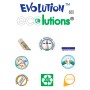 Карандаш чернографитный BIC 1 шт. Evolution HB с резинкой пластиковый корпус зеленый заточенный 8803323