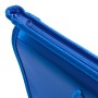 Папка на молнии с ручками ПИФАГОР А4 пластик молния сверху однотонная синяя 228235