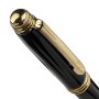 Ручка подарочная шариковая GALANT Black корпус черный золотистые детали пишущий узел 0 7 мм синяя 140405