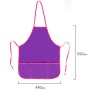 Фартук с нарукавниками для уроков труда ПИФАГОР 3 кармана стандарт 44x55 см фиолетовый 228358