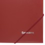 Папка на резинках BRAUBERG стандарт красная до 300 листов 0 5 мм 221622