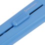 Нож канцелярский 18 мм BRAUBERG Delta автофиксатор цвет корпуса голубой блистер 237087