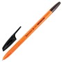 Ручка шариковая X-333 Orange ЧЕРНАЯ 142410 BRAUBERG