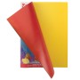 Цветная бумага А4 2-сторонняя мелованная глянцевая 16 листов 8 цветов на скобе BRAUBERG 200х280 мм Морская 129924