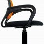 Кресло BRABIX Fly MG-396 с подлокотниками сетка оранжевое/черное 532084