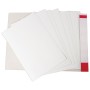 Картон белый А4 немелованный матовый 8 листов в папке BRAUBERG 200х290 мм Барсик 1 129902