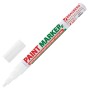 Маркер-краска лаковый paint marker 2 мм БЕЛЫЙ БЕЗ КСИЛОЛА без запаха алюминий BRAUBERG PROFESSIONAL 150869