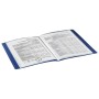 Папка 40 вкладышей BRAUBERG Contract синяя вкладыши-антиблик 0 7 мм бизнес-класс 221777