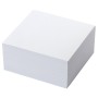 Блок для записей STAFF в подставке прозрачной куб 9х9х5 см белый белизна 90-92% 129193