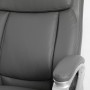 Кресло офисное BRABIX PREMIUM Level EX-527 пружинный блок рециклированная кожа серое 531937