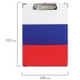 Доска-планшет с прижимом А4 BRAUBERG Flag 232235
