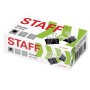 Зажимы для бумаг STAFF EVERYDAY КОМПЛЕКТ 12 шт. 25 мм на 100 листов черные картонная коробка 224607
