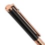 Ручка подарочная шариковая GALANT ASTRON корпус черный с золотом детали золотистые узел 0 7 мм синяя 143525