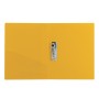 Папка с боковым металлическим прижимом и внутренним карманом BRAUBERG Contract желтая до 100 л. 0 7 мм бизнес-класс 221790