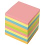 Блок для записей BRAUBERG проклеенный куб 9х9х9 см цветной 129207