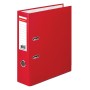 Папка-регистратор BRAUBERG с покрытием из ПВХ 80 мм с уголком красная удвоенный срок службы 227192