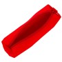 Пенал-тубус ПИФАГОР на молнии текстиль красный 20х5 см 104387