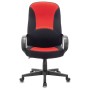 Кресло офисное BRABIX City EX-512 ткань черная/красная TW 531408