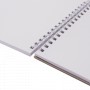 Скетчбук белая бумага 120 г/м2 145х205 мм 40 л. гребень жёсткая подложка BRAUBERG ART DEBUT 110988