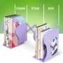 Подставка-держатель для книг и учебников BRAUBERG KIDS Panda раздвижная металлическая 238064