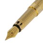 Ручка подарочная перьевая GALANT VERSUS корпус золотистый детали золотистые узел 0 8 мм синяя 143528