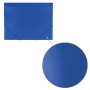 Папка на резинках BRAUBERG Office синяя до 300 листов 500 мкм 227712