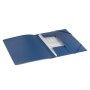 Папка на резинках BRAUBERG стандарт синяя до 300 листов 0 5 мм 221623