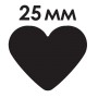 Дырокол фигурный Сердце диаметр вырезной фигуры 25 мм ОСТРОВ СОКРОВИЩ 227160