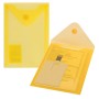 Папка-конверт с кнопкой МАЛОГО ФОРМАТА 105х148 мм А6 желтая 0 18 мм BRAUBERG 227319