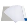 Картон белый А4 немелованный 10 листов в папке BRAUBERG 200х290 мм Домики 113564