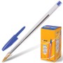 Ручка шариковая BIC Cristal СИНЯЯ корпус прозрачный узел 1 мм линия письма 0 32 мм 847898