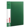 Папка с боковым металлическим прижимом и внутренним карманом BRAUBERG Contract зеленая до 100 л. 0 7 мм бизнес-класс 221789