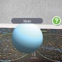Карта Звездное небо и планеты 101х69 см с ламинацией интерактивная европодвес BRAUBERG 112370