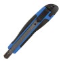 Нож канцелярский 9 мм BRAUBERG Universal автофиксатор цвет ассорти резиновые вставки блистер 236970