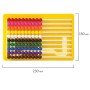 Счеты детские ЮНЛАНДИЯ Обучение счету и развитие моторики 230х150 мм с подставкой 105858