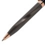Ручка подарочная шариковая GALANT FACTURA корпус черный/оружейный металл детали розовое золото узел 0 7 мм синяя 143513