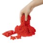 Песок для лепки кинетический BRAUBERG KIDS красный 500 г 2 формочки ведерко 665093