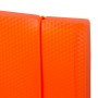 Тетрадь на кольцах А5 175х220 мм 120 л. пластик клетка с резинкой BRAUBERG оранжевая 403571