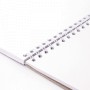 Скетчбук белая бумага 100 г/м2 297х410 мм 50 л. гребень жёсткая подложка BRAUBERG ART DEBUT 110980