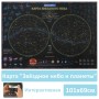 Карта Звездное небо и планеты 101х69 см с ламинацией интерактивная в тубусе BRAUBERG 112371
