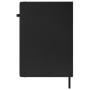 Скетчбук черная бумага 140 г/м2 210х297 мм 80 л. КОЖЗАМ резинка карман BRAUBERG ART черный 113206