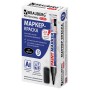 Маркер-краска лаковый paint marker 4 мм ЧЕРНЫЙ НИТРО-ОСНОВА алюминиевый корпус BRAUBERG PROFESSIONAL PLUS 151445