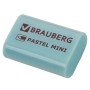 Ластик BRAUBERG Pastel Mini 27х18х10 мм ассорти пастельных цветов экологичный ПВХ 229581