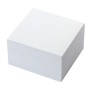 Блок для записей BRAUBERG проклеенный куб 9х9х5 см белый белизна 95-98% 129195